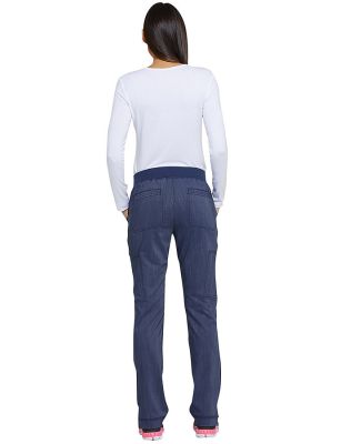 Dickies Medical DK165 -Women's Mid Rise Tapered Le D Navy Twist