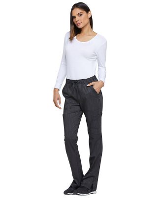 Dickies Medical DK170P -  Women's Petite Mid Rise  Onyx Twist