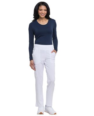 Dickies Medical DK005T - Woman's Tall Natural Rise White