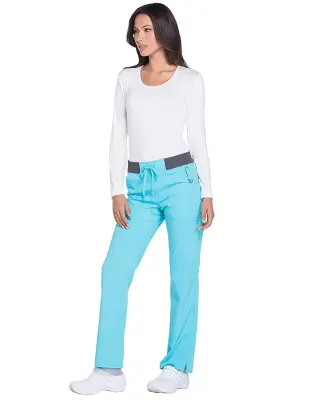 Dickies Medical DK112T - Women's Tall Mid Rise Str Icy Turquoise