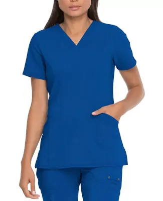 Dickies Medical  DK755   - V-Neck Top With Patch P Royal