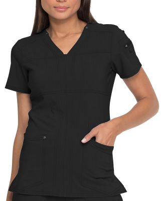 Dickies Medical DK765 -V-Neck Top Black