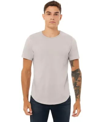 Bella + Canvas 3003 Fast Fashion Jersey Curved Hem in Hthr cool grey
