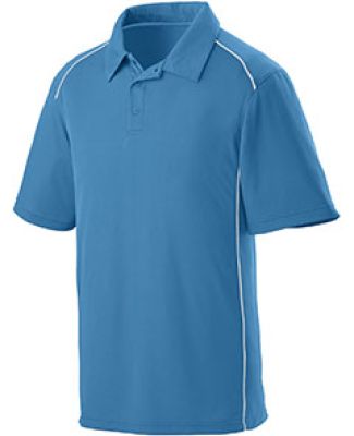 Augusta Sportswear 5091 Winning Streak Sport Shirt in Columbia blue/ white