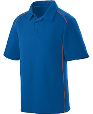 Augusta Sportswear 5091 Winning Streak Sport Shirt in Royal/ orange