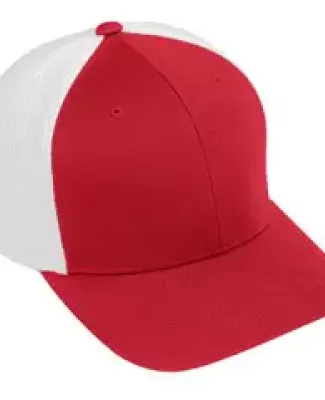 Augusta Sportswear 6300 Flexfit Vapor Cap Red/ White