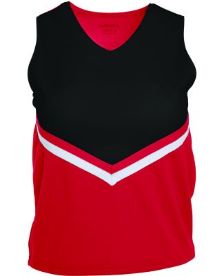 Augusta Sportswear 9110 Women's Pride Shell in Red/ black/ white