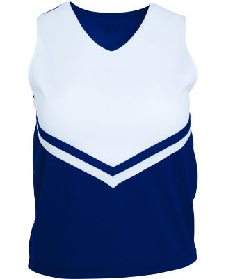 Augusta Sportswear 9110 Women's Pride Shell in Navy/ white/ white