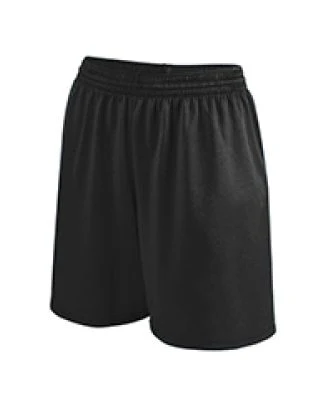 Augusta Sportswear 963 Girls Shockwave Shorts in Black/ white