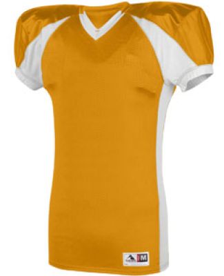 Augusta Sportswear 9566 Youth Snap Jersey GOLD/ WHITE