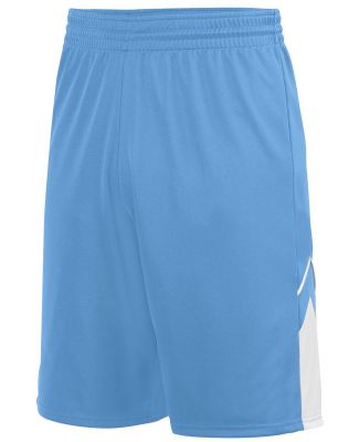 Augusta Sportswear 1169 Youth Alley-Oop Reversible in Columbia blue/ white