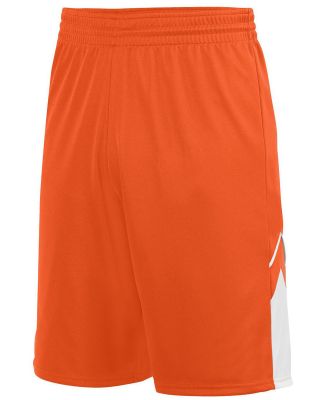 Augusta Sportswear 1169 Youth Alley-Oop Reversible in Orange/ white
