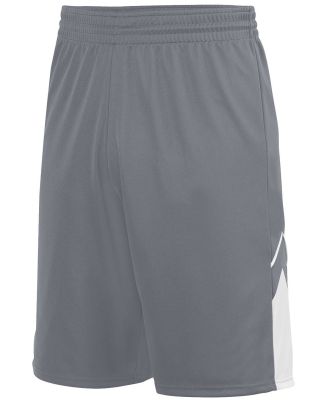 Augusta Sportswear 1169 Youth Alley-Oop Reversible in Graphite/ white