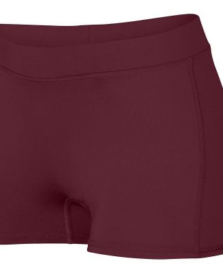 Augusta Sportswear 1232 Women's Dare Shorts in Maroon