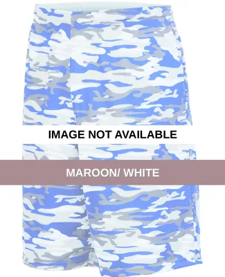 Augusta Sportswear 1406 Reversible Wicking Shorts Maroon/ White