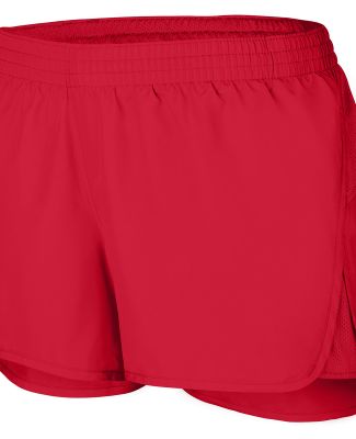 Augusta Sportswear 2431 Girls' Wayfarer Shorts in Red