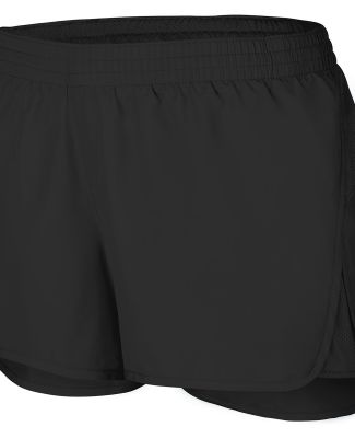 Augusta Sportswear 2431 Girls' Wayfarer Shorts in Black