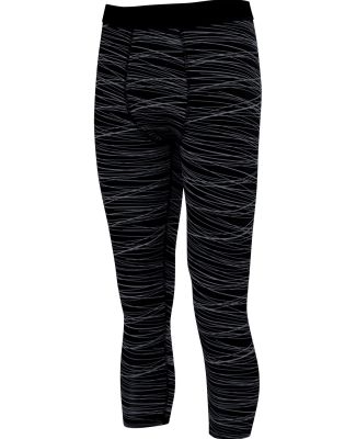 Augusta Sportswear 2619 Youth Hyperform Compressio in Black/ graphite print