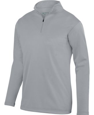 Augusta Sportswear 5507 Wicking Fleece Quarter-Zip in Athletic grey
