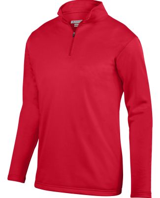 Augusta Sportswear 5507 Wicking Fleece Quarter-Zip in Red