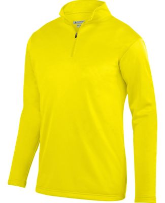 Augusta Sportswear 5507 Wicking Fleece Quarter-Zip in Power yellow