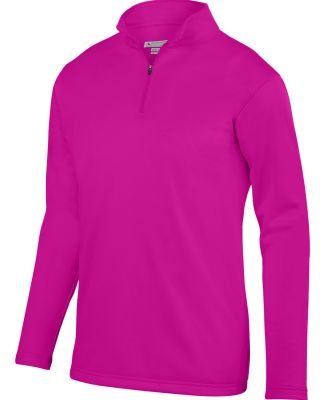Augusta Sportswear 5508 Youth Wicking Fleece Pullo in Power pink