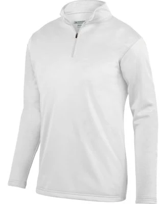 Augusta Sportswear 5508 Youth Wicking Fleece Pullo in White