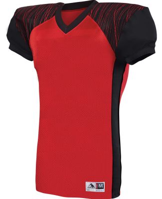 Augusta Sportswear 9575 Zone Play Jersey in Red/ black/ red print