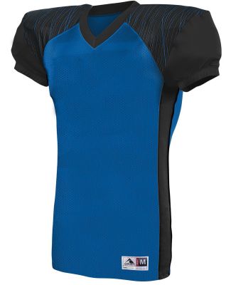 Augusta Sportswear 9575 Zone Play Jersey in Royal/ black/ royal print