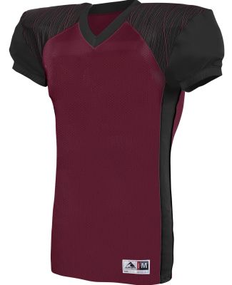 Augusta Sportswear 9575 Zone Play Jersey in Maroon/ black/ maroon print