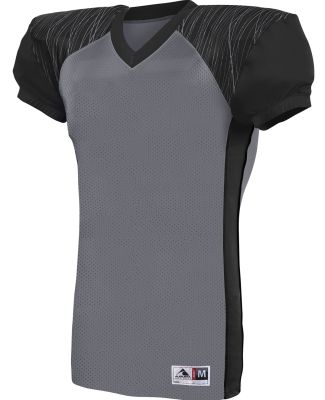 Augusta Sportswear 9575 Zone Play Jersey in Graphite/ black/ graphite print