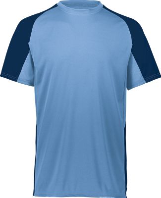 Augusta Sportswear 1517 Cutter Jersey in Columbia blue/ navy