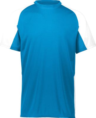 Augusta Sportswear 1517 Cutter Jersey in Power blue/ white