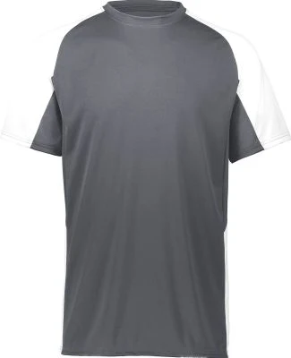Augusta Sportswear 1517 Cutter Jersey in Graphite/ white