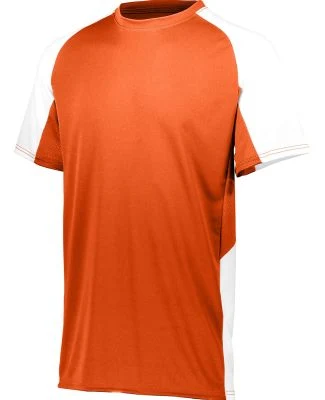 Augusta Sportswear 1518 Youth Cutter Jersey in Orange/ white