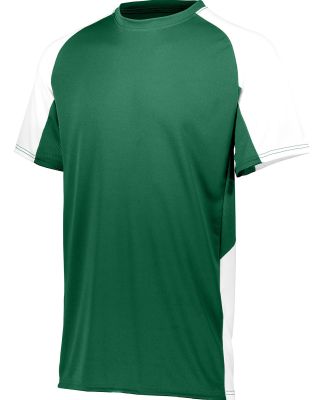 Augusta Sportswear 1518 Youth Cutter Jersey in Dark green/ white
