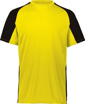 Augusta Sportswear 1518 Youth Cutter Jersey in Power yellow/ black