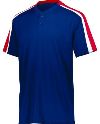 Augusta Sportswear 1558 Youth Power Plus Jersey 2. in Navy/ red/ white