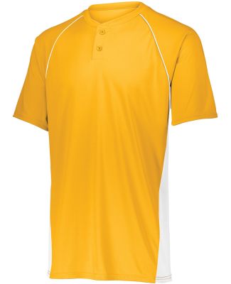 Augusta Sportswear 1560 Limit Jersey in Gold/ white
