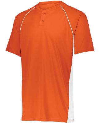 Augusta Sportswear 1560 Limit Jersey in Orange/ white