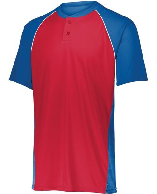 Augusta Sportswear 1561 Youth Limit Jersey in Royal/ red/ white