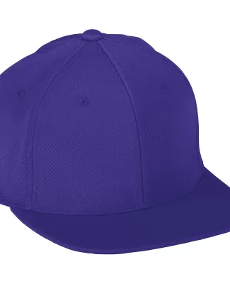 Augusta Sportswear 6314 FlexFit Flat Bill Cap PURPLE