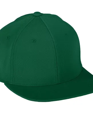 Augusta Sportswear 6315 Youth FlexFit Flat Bill Ca DARK GREEN