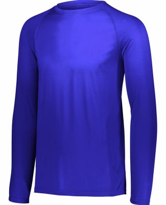 Augusta Sportswear 2795 Adult Attain Wicking Long- in Purple
