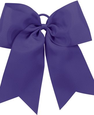 Augusta Sportswear 6701 Cheer Hair Bow in Purple