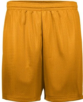 Augusta Sportswear 1843 Youth Tricot Mesh Shorts in Gold
