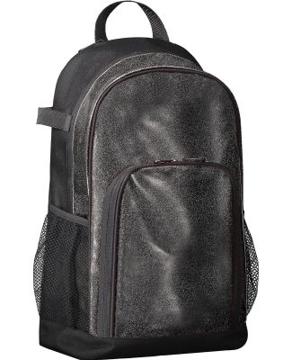 Augusta Sportswear 1106 All Out Glitter Backpack in Black glitter/ black