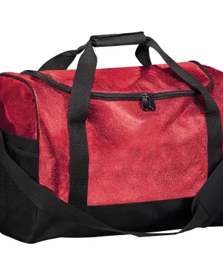 Augusta Sportswear 1107 Glitter Duffel Bag RED GLITTER/ BLK