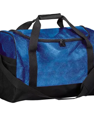 Augusta Sportswear 1107 Glitter Duffel Bag ROYAL GLTR/ BLK