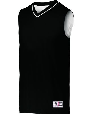 Augusta Sportswear 152 Reversible Two Color Jersey in Black/ white